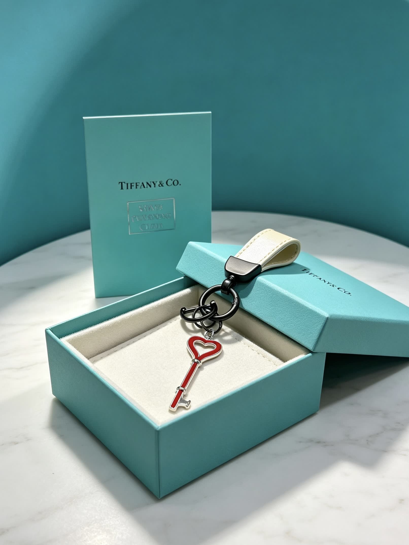Tiffany & Co. Heart Key Charm